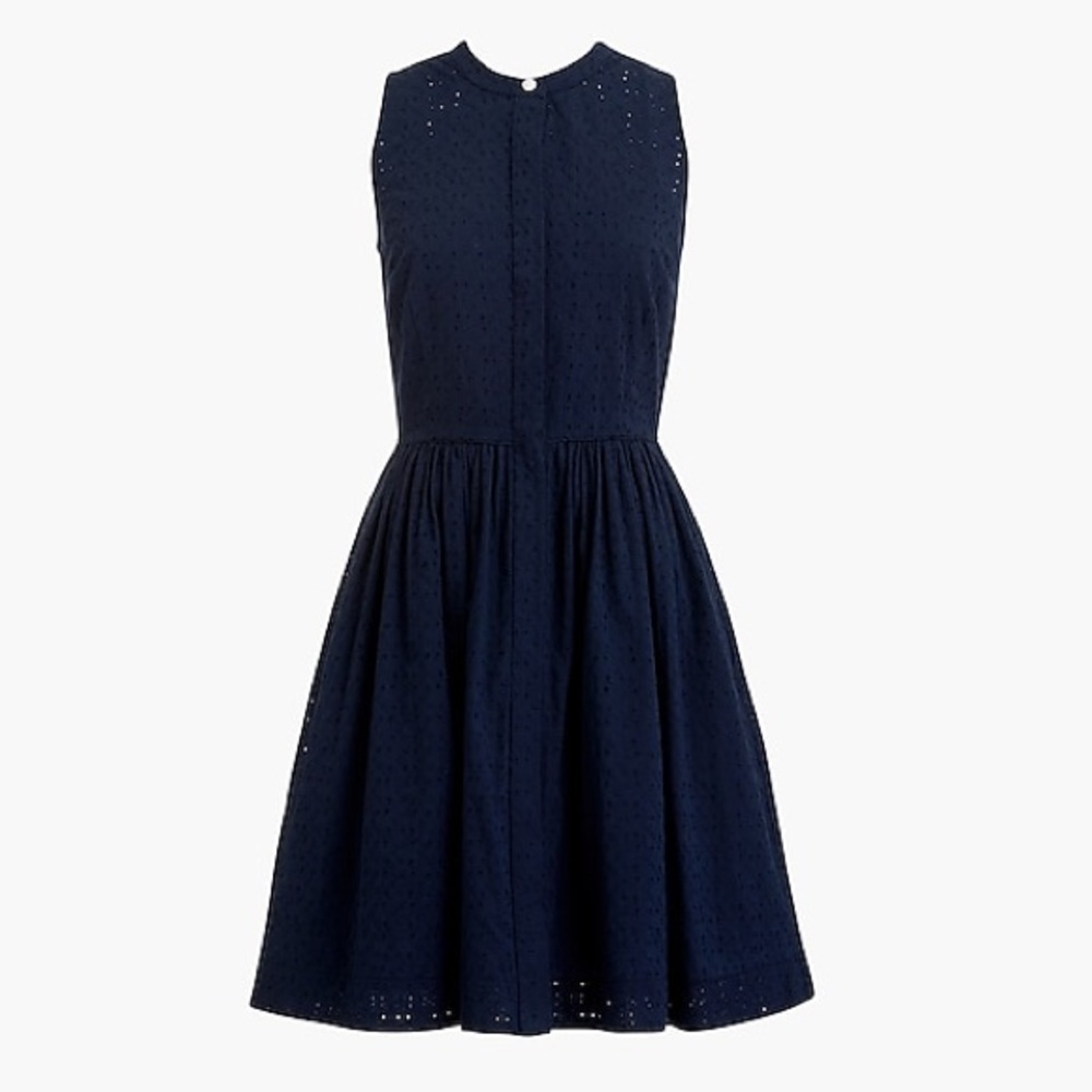 J by J Crew Black Eyelet Shirtdress.  Size 4.